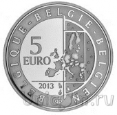 Бельгия 5 евро 2013 Комикс