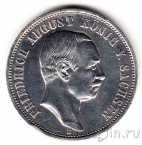 Саксония 3 марки 1909