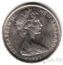 Новая Зеландия 5 центов 1967-69 Ящерица
