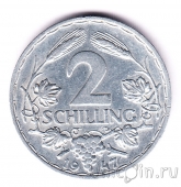 Австрия 2 шиллинга 1947