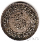 Стрейтс-Сеттлментс 5 центов 1918