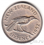 Новая Зеландия 6 пенсов 1952