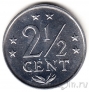 Нидерландские Антиллы 2 1/2 цента 1980
