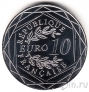 Франция 10 евро 2014 Петух