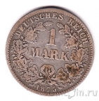Германская империя 1 марка 1875 (G)