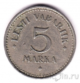 Эстония 5 марок 1922