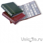 Альбом Classic Optima на 304 монеты+защитная кассета, цвет - черный Leuchtturm