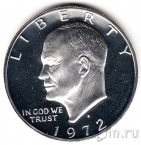 США 1 доллар 1972 (S) proof