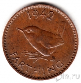 Великобритания 1 фартинг 1942