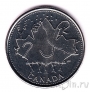 Канада 25 центов 2002 День Канады