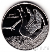 Новая Зеландия 5 долларов 1998 Королевский альбатрос