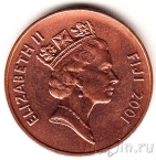 Фиджи 2 цента 2001