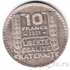 Франция 10 франков 1931