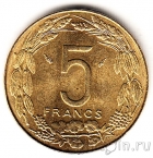 Центральноафриканские штаты 5 франков 1985