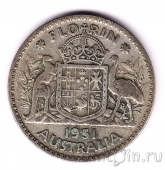 Австралия 1 флорин 1951