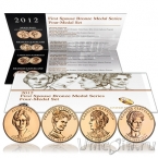 США набор 4 жетона 2012 Жены президентов