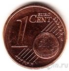 Люксембург 1 евроцент 2008