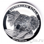 Австралия 1 доллар 2014 Коала Монета серебряная.