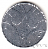 Сан-Марино 5 лир 1990