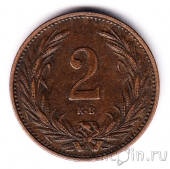 Венгрия 2 филлера 1895