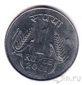Индия 1 рупия 2001