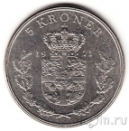 Дания 5 крон 1971