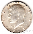 США 1/2 доллара 1968 (D)