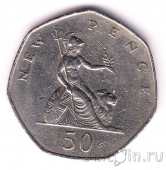 Великобритания 50 пенсов 1978