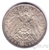 Пруссия 3 марки 1909