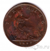 Великобритания 1 фартинг 1887