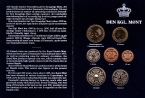 Дания набор 7 монет 1992
