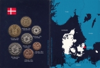 Дания набор 7 монет 1997