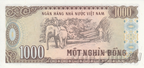 Вьетнам 1000 донгов 1988