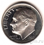 США 10 центов 1988 (S)