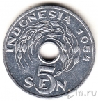 Индонезия 5 сен 1954