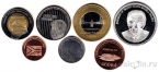 Редонда набор 7 монет 2014 Нельсон Мандела