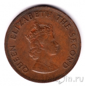 Джерси 1/12 шиллинга 1960 (1660 Карл II - 1960 Елизавета II)