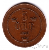 Швеция 5 оре 1898