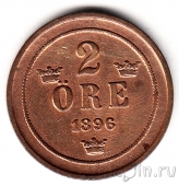 Швеция 2 оре 1896