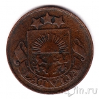 Латвия 2 сантима 1928