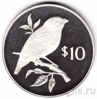 Фиджи 10 долларов 1978 Птица
