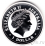Австралия 1 доллар 2004 Год Обезьяны