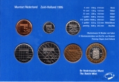 Нидерланды набор 6 монет 1995