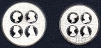 Теркс и Кайкос набор 2 монеты 1977