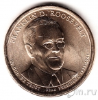 США 1 доллар 2014 №32 Франклин Рузвельт (P)