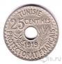 Тунис 25 сантимов 1919
