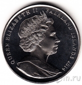 Фолклендские острова 1 крона 2014 Братская могила