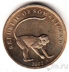Сомалиленд 10 шиллингов 2002 Обезьяна