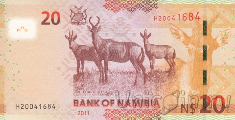Намибия 20 долларов 2011