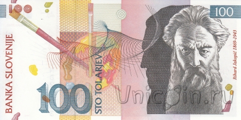 Словения 100 толаров 2003